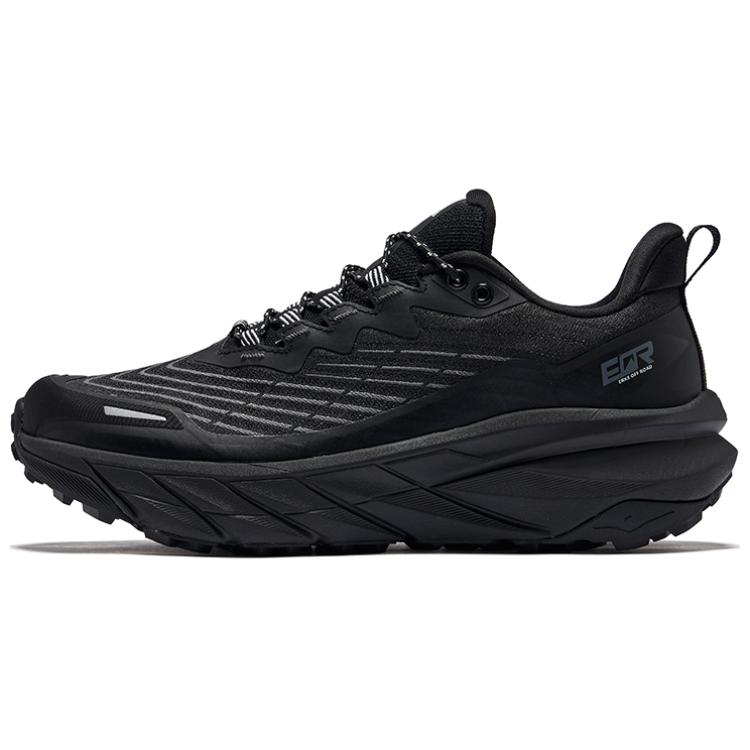 Erke Vertical Collection Slip Resistant, Abrasion Resistant, Support, Rebound Low top Running Shoes Women’s Jet Black
