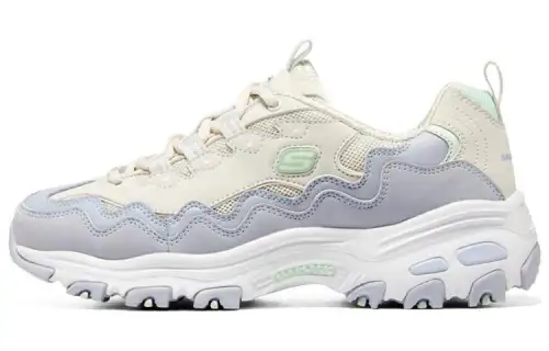 Skechers D'LITES 1.0 'White Purple' Women's