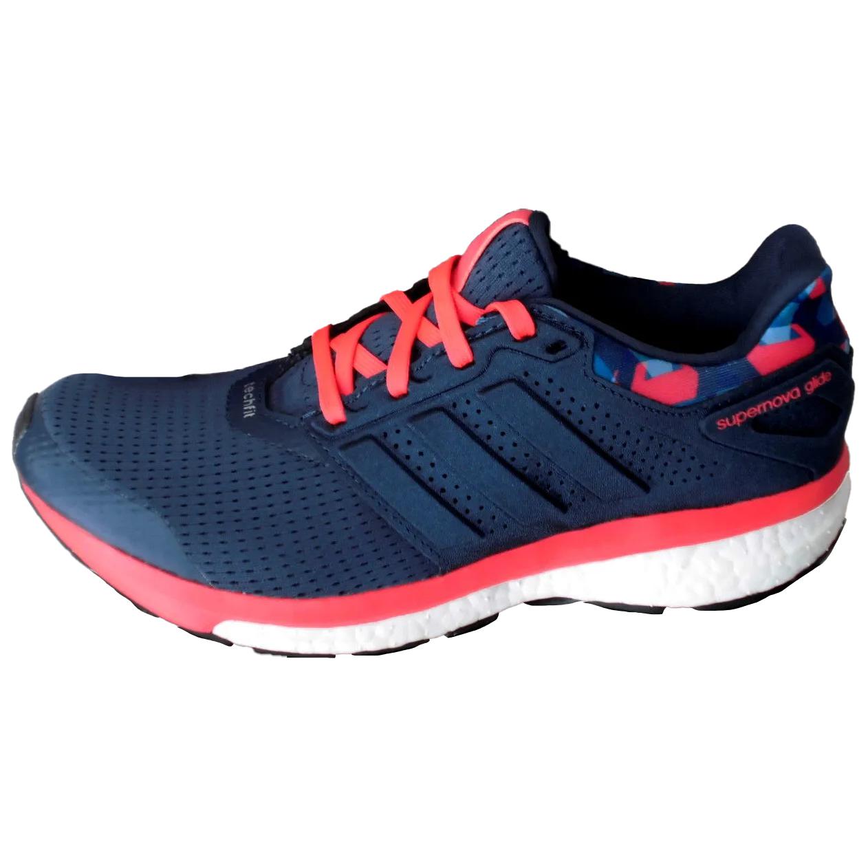 Adidas Supernova Slip Resistant Abrasion Resistant Low top Running Shoes Women's Blue