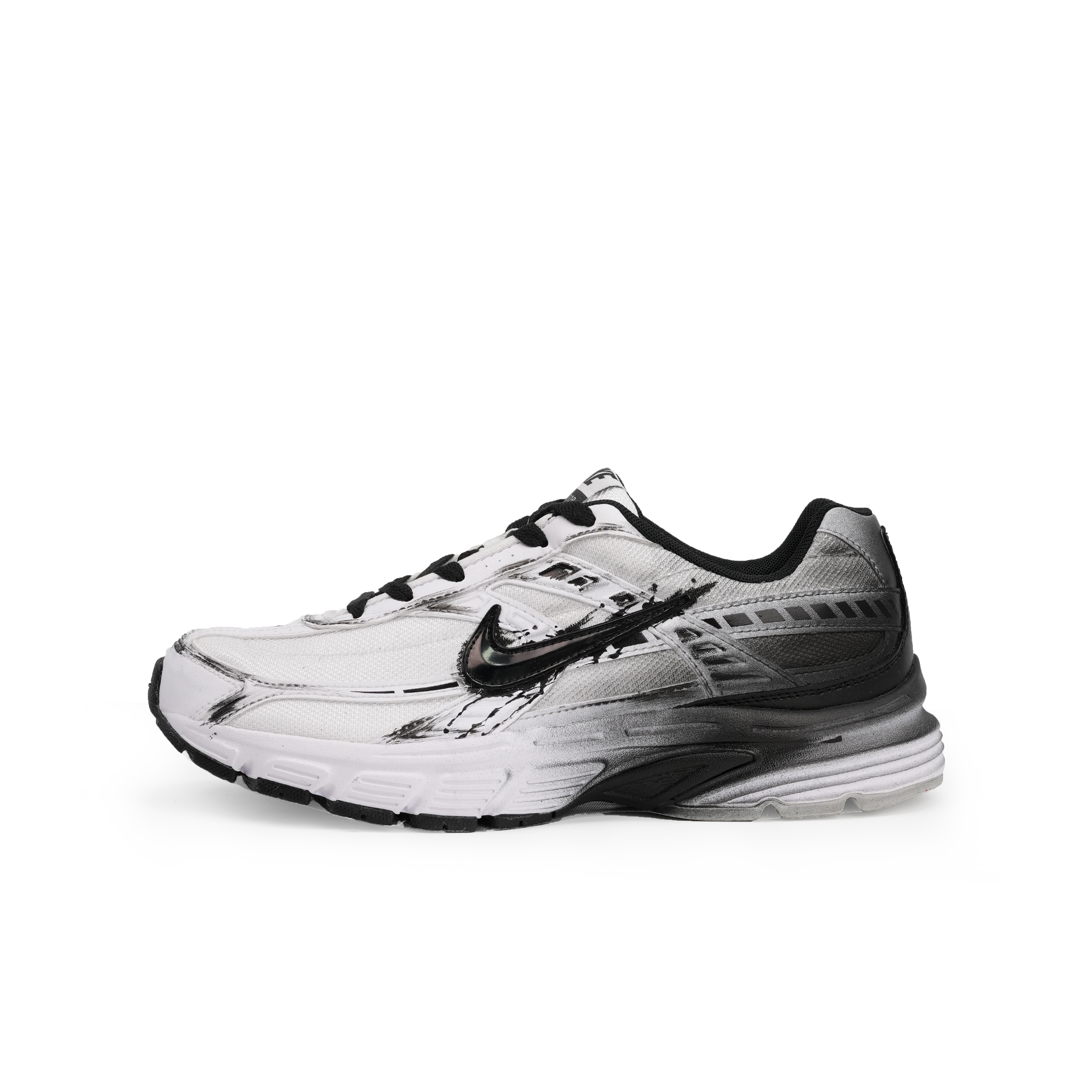 Nike Initiator Cushioning Slip Resistant Abrasion Resistant Low top Casual Running Shoes Men’s White