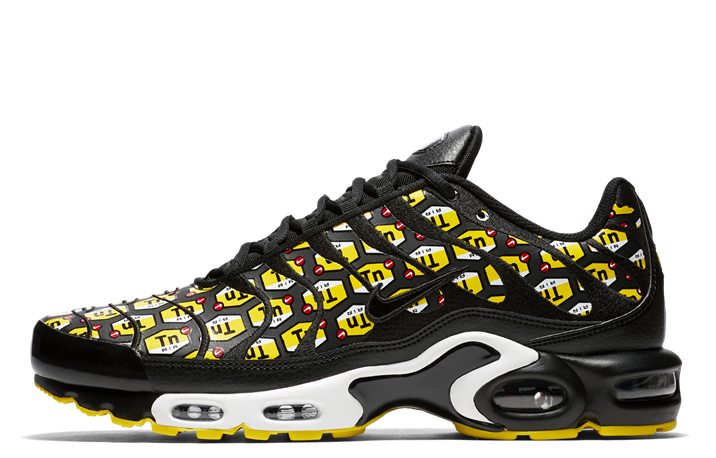 Nike Air Max Plus Cushioning Balance Cushioning Balance Low top Air Cushion Marathon Running Shoes Men's Black