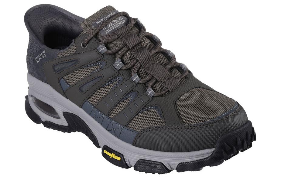 Skechers Cushioning Abrasion Resistant Cushioning, Wear Resistant Low top Running Shoes Men’s Gray Black