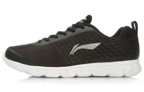 Li Ning Arc TD Cushioning Low top Running Shoes Men's Black White