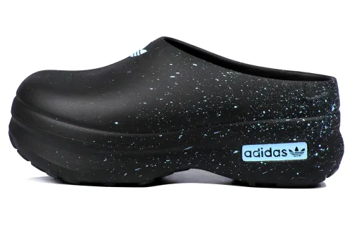 Adidas Originals AdiFOM Stan Smith Mule Abrasion Resistant Closed Toe Slippers Women's Black Blue
