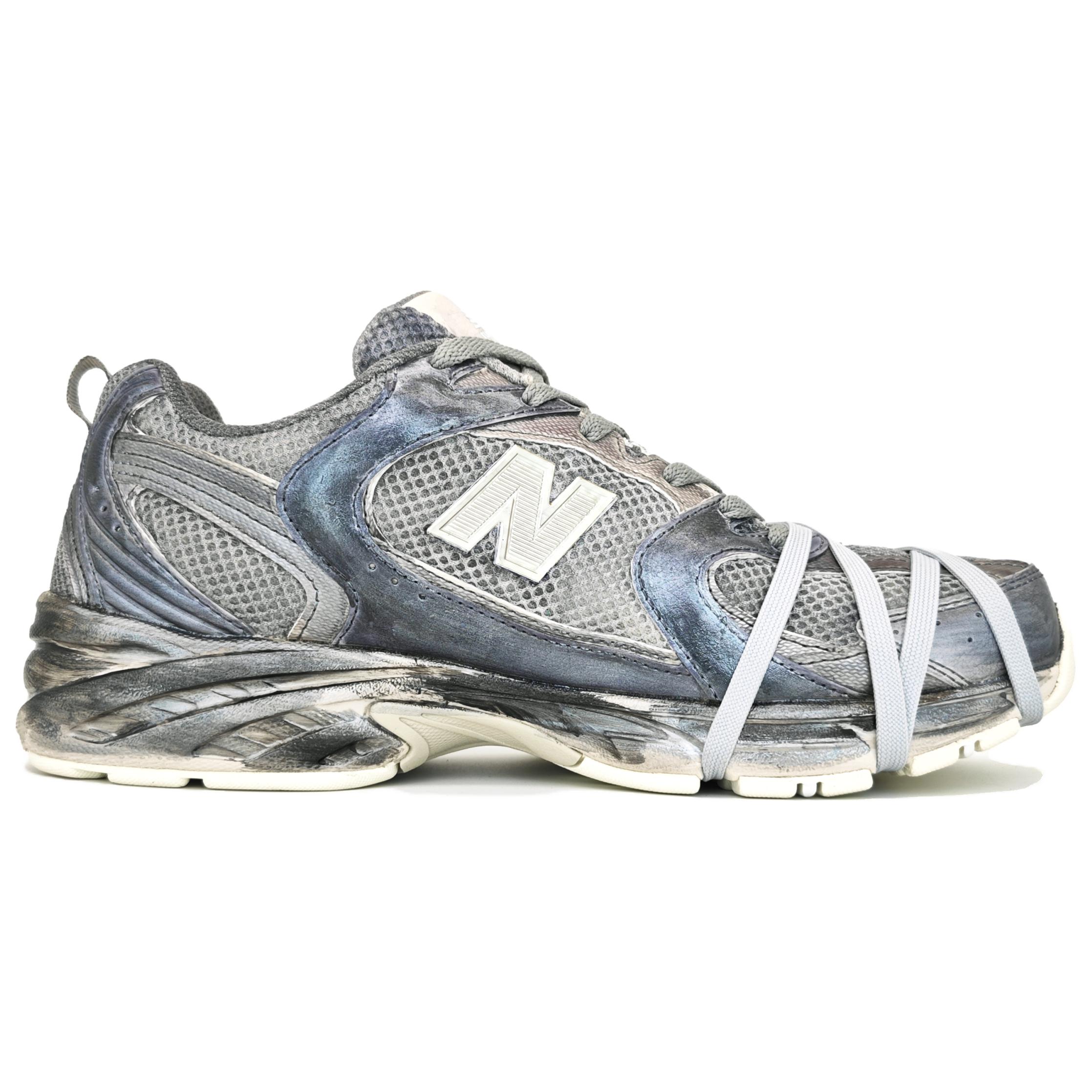 New Balance NB 530 Fabric Abrasion Resistant Slip Resistant Low top Rearfoot ABZORB Casual Running Shoes Unisex