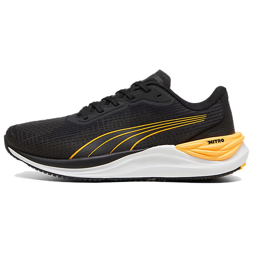 PUMA Electrify Nitro 3 Slip Resistant Abrasion Resistant Low top Running Shoes Men's Black
