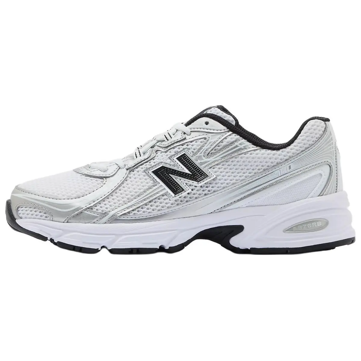 740 New Balancev2 'White Silver Metallic Black'