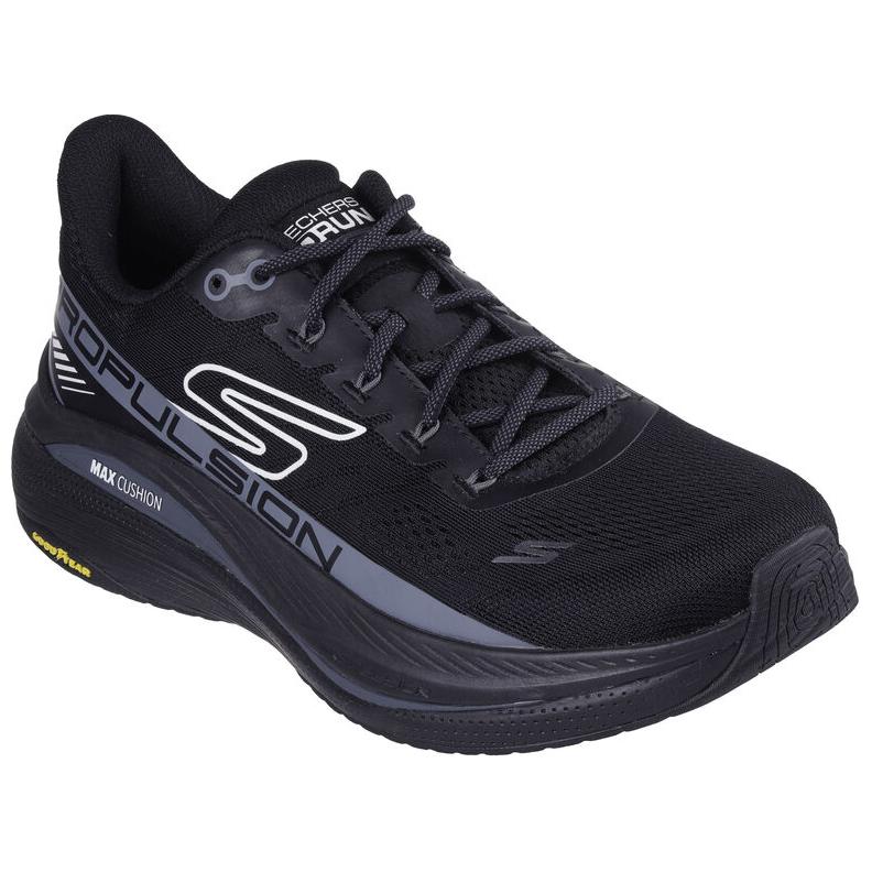 Skechers Max Cushioning Abrasion Resistant Low top Running Shoes Men’s Black