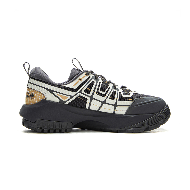 Li Ning Outdoor CF Tracing Cushioning Rebound Low top Outdoor Shoes Unisex Black White Blue
