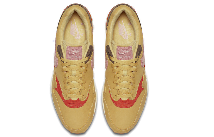 Кроссовки Nike Air Max 1 (коричневые) — 小麦色 — фото 3