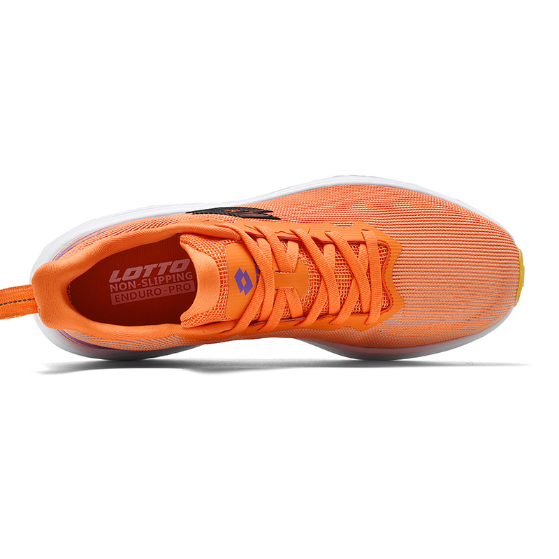 LOTTO Cushioning Slip Resistant Abrasion Resistant Low top Running Shoes Women’s Melon Orange