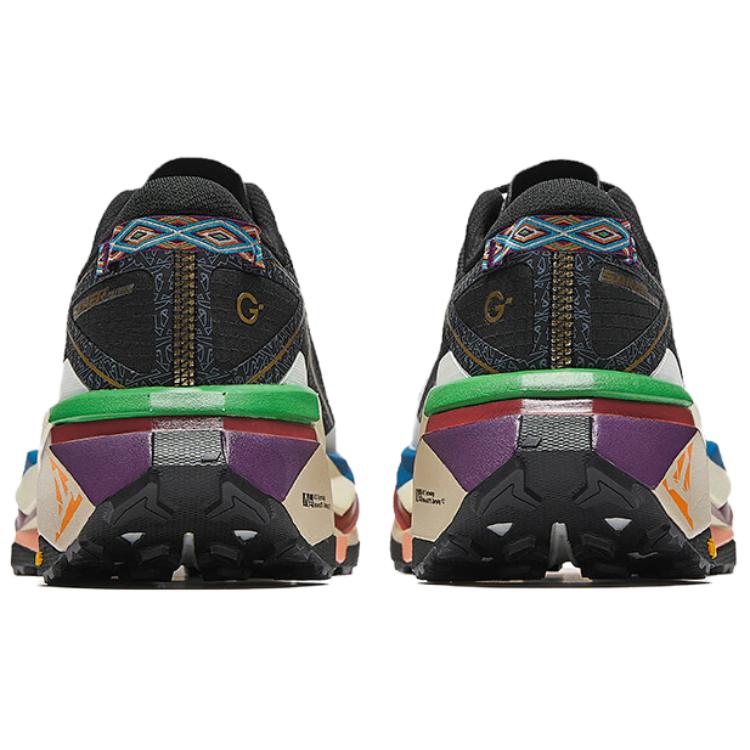 Anta Peregrine Falcon 2 Slip Resistant Abrasion Resistant Low top Trail Running Shoes Men’s Black White