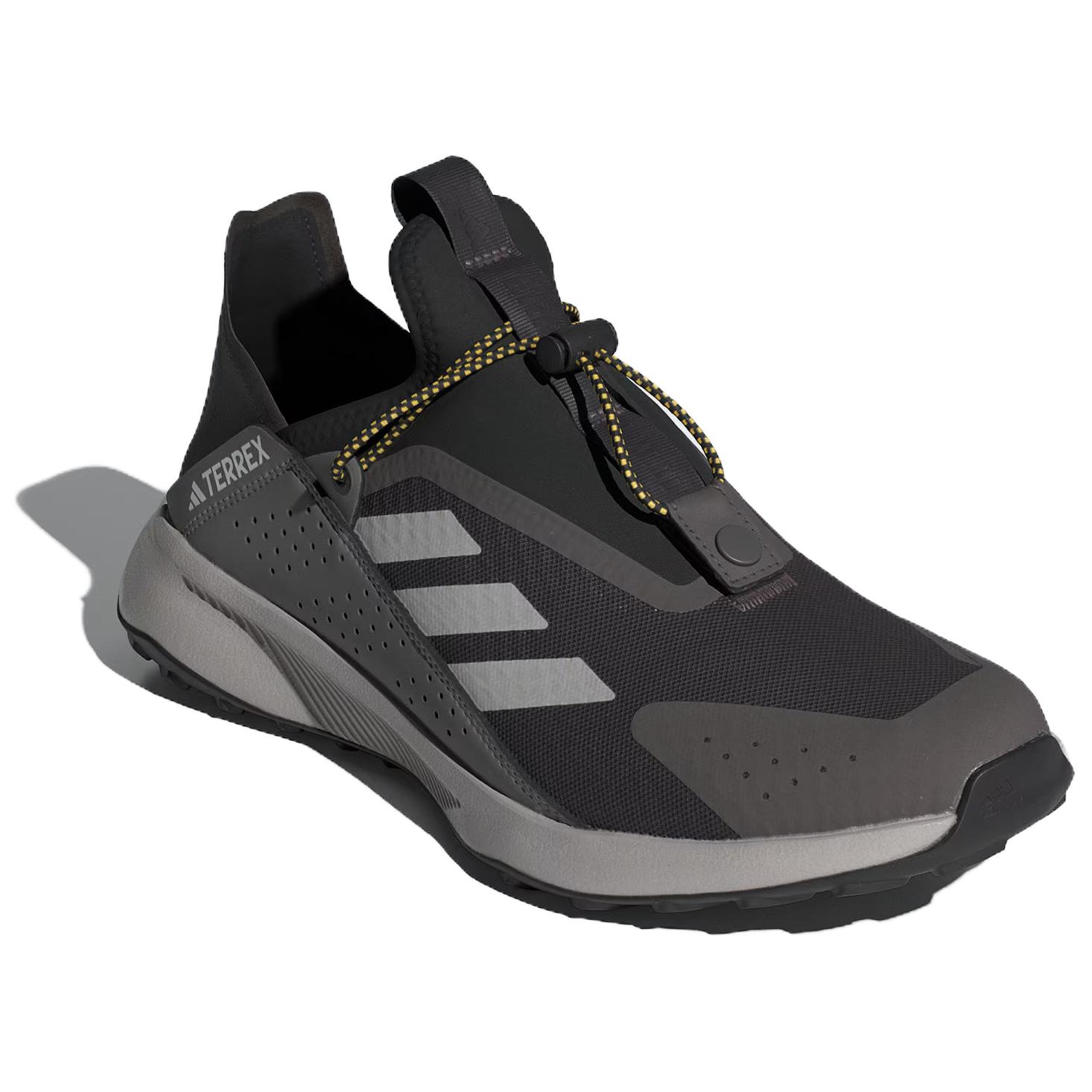 Adidas VOYAGER 21 Slip on Heat.Rdy Travel Abrasion Resistant Breathable Low top Outdoor Shoes Men’s Brown Gray