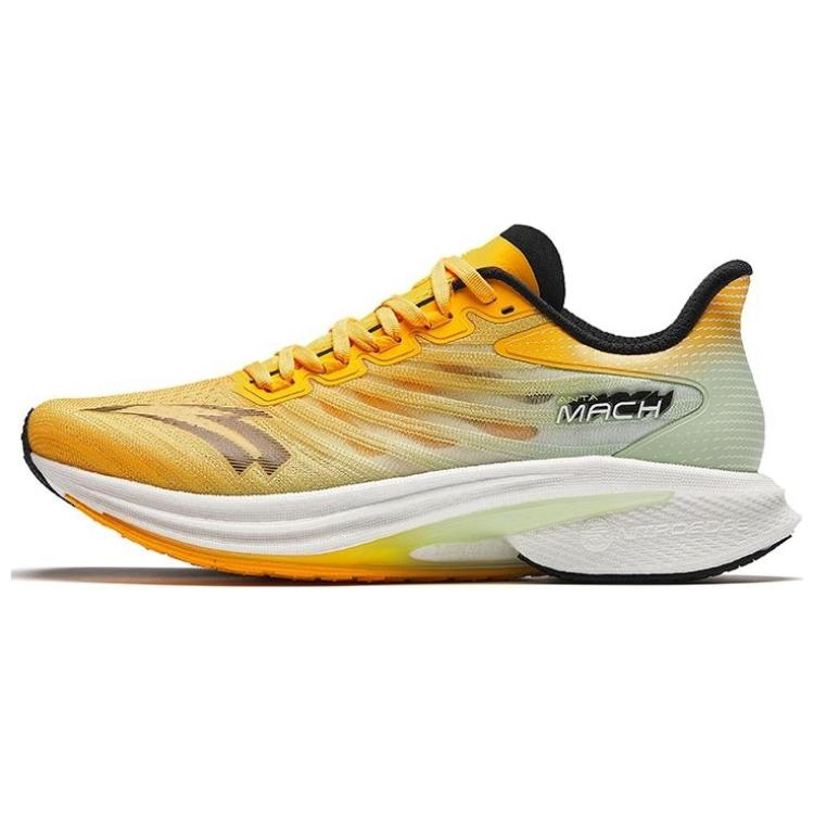Anta MACH 4.0 Slip Resistant Abrasion Resistant Low top Casual Running Shoes Men’s Yellow Black