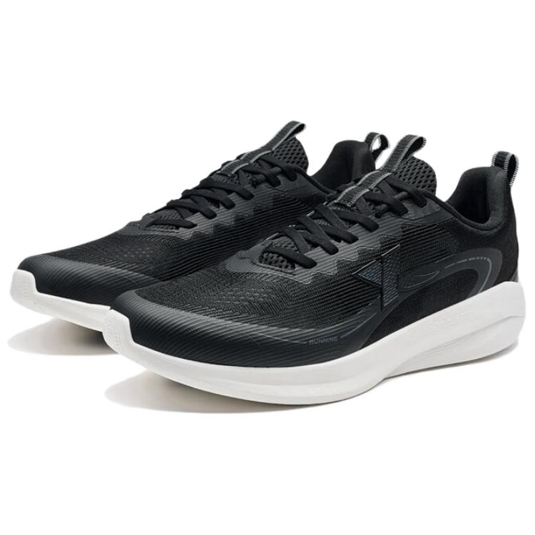 XTEP Abrasion Resistant Rebound Abrasion Resistant Rebound Low top Running Shoes Men’s Black