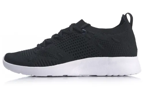 Li Ning Breathable Cushioning Low top Running Shoes Unisex Black