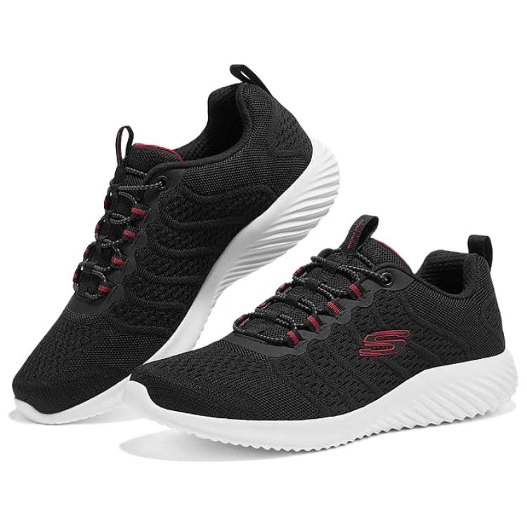 Skechers Bounder Abrasion Resistant Abrasion Resistant Low top Running Shoes Men’s Black Red