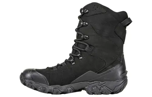 Oboz Footwear Bridger Outdoor Shoes Men's High Top Black