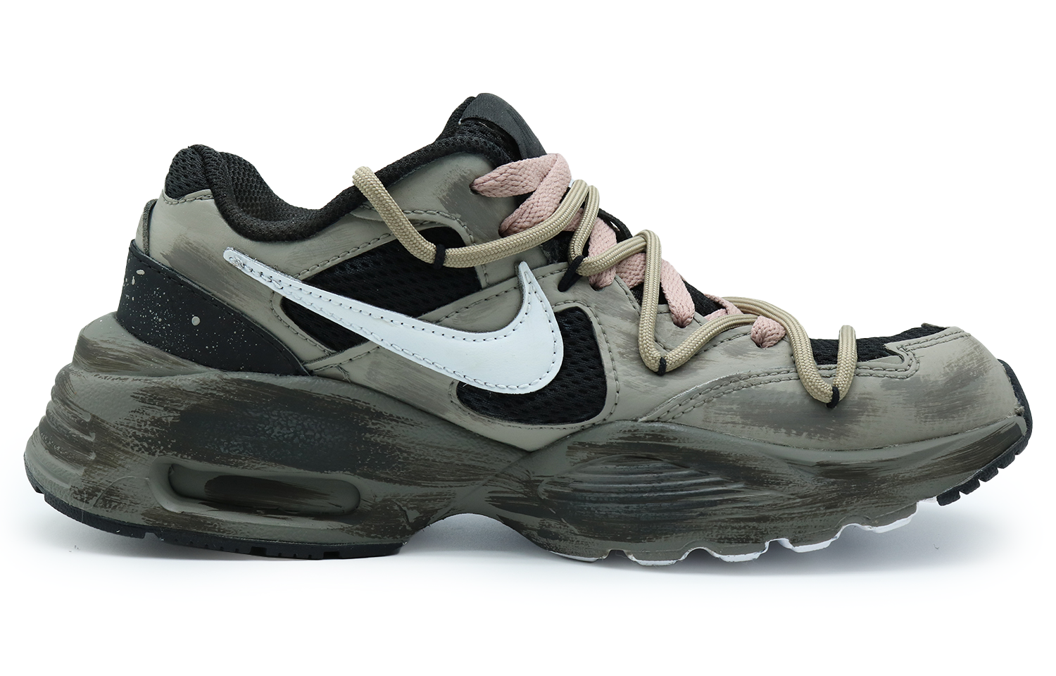Nike Air Max Fusion Slip Resistant, Abrasion Resistant, Lightweight Low top Running Shoes Women’s Brown