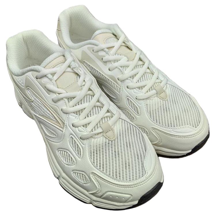 Erke Comfortable Breathable Lightweight Low top Platform Running Shoes Women’s White