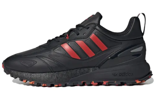 Adidas Originals ZX 22 Boost 2.0 Comfortable Lightweight Abrasion Resistant Low top Running Shoes Unisex Black Red