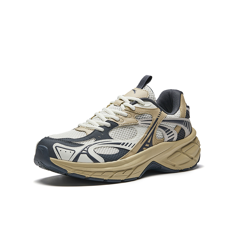 Anta Low top Casual Running Shoes Men’s White Gray Brown