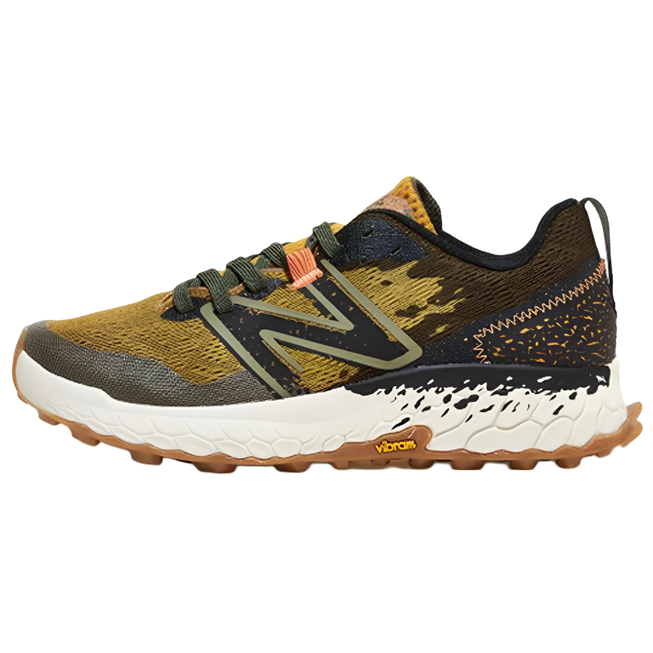 New Balance Hierro v7 Fresh Foam X comfortable mesh fabric breathable low-cut cross-country running shoes men's brown