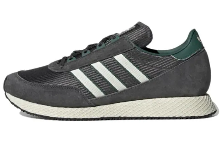 Adidas Originals Glenbuck Running Shoes Men's Low Top Gray/Green