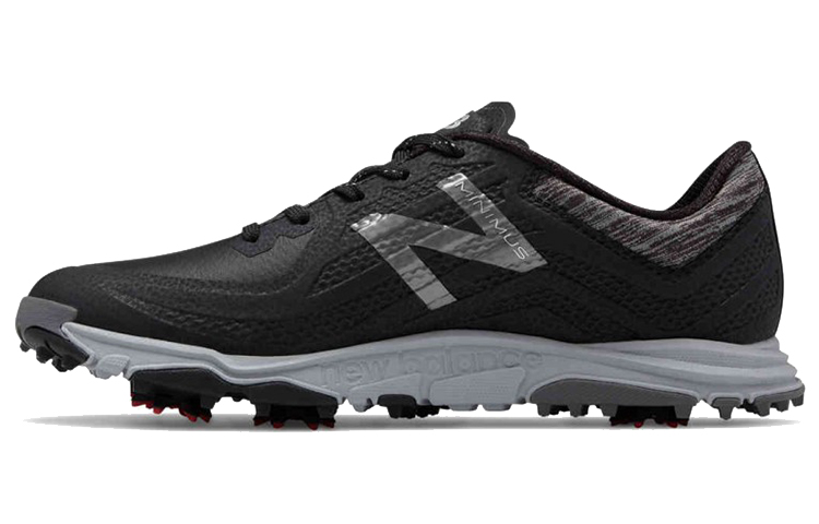 New Balance NB Minimus Golf Shoes Men's Low Top Black/Gray/Red