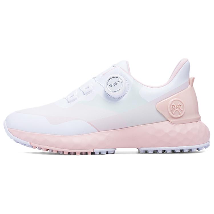 PGM Classic And Versatile Waterproof Height Increasing Low top Golf Shoes Women’s Butterfly Multicolor Pink