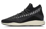 Li Ning Cushioning Slip Resistant Abrasion Resistant Breathable Lightweight Mid top Running Shoes Unisex