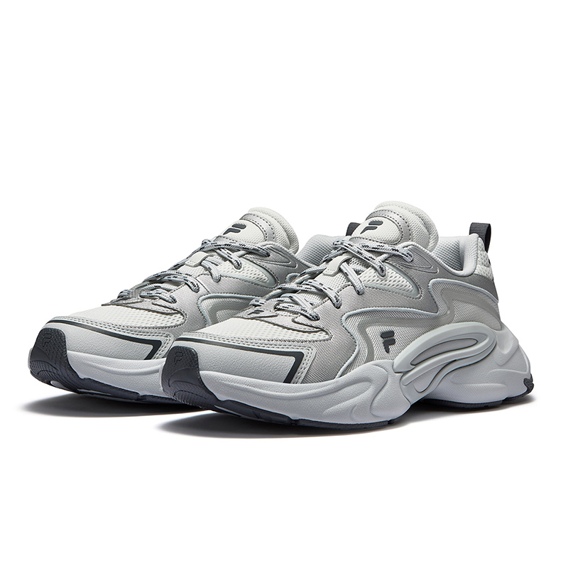 FILA FUSION FORCE DX Fabric Low top Running Shoes Men’s Space Silver
