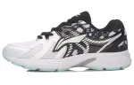 LiNing Slip Resistant Cushioning Abrasion Resistant Breathable Low Top Running Shoes Women's White Black