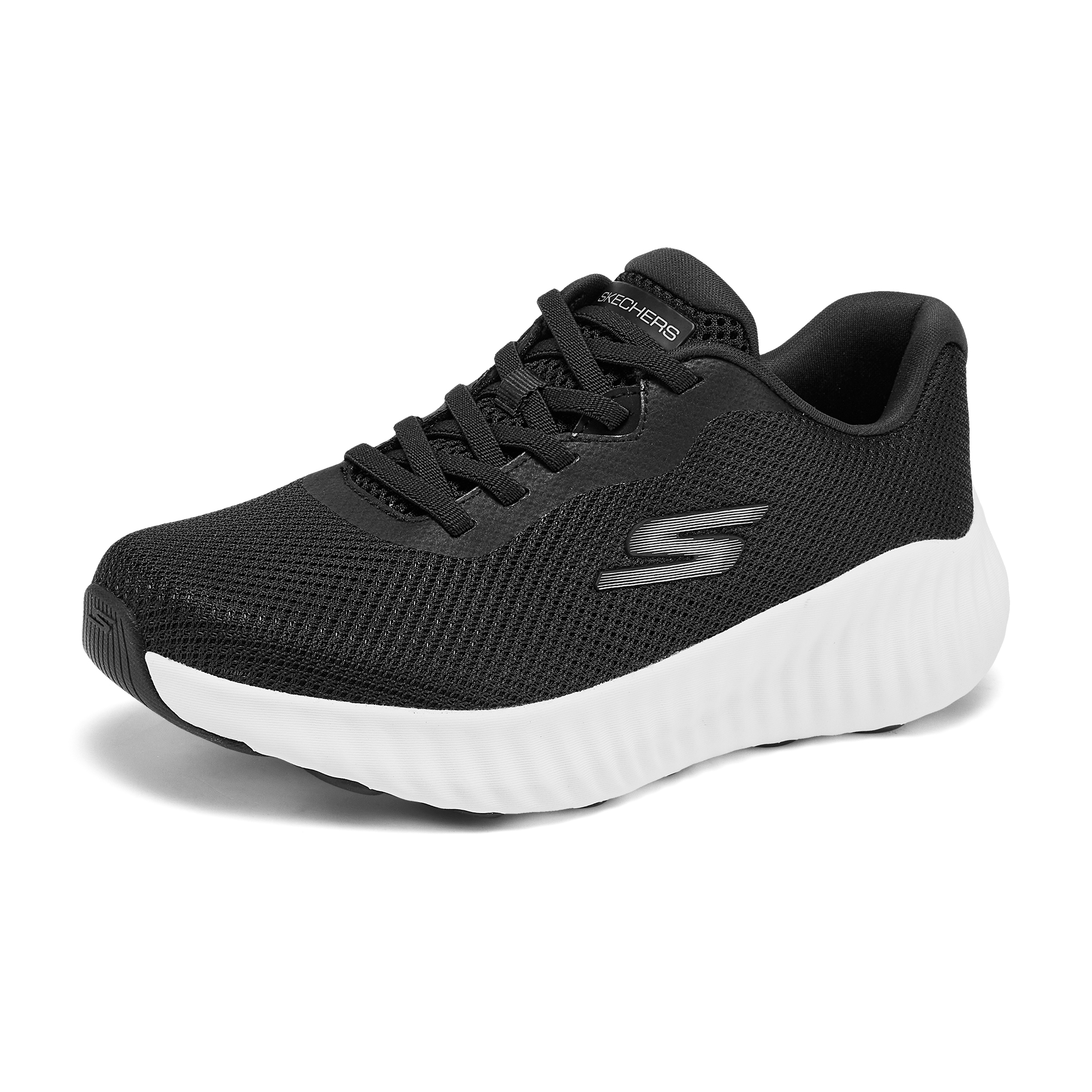 Skechers GO RUN NOW Fabric Low top Casual Running Shoes Women’s Black