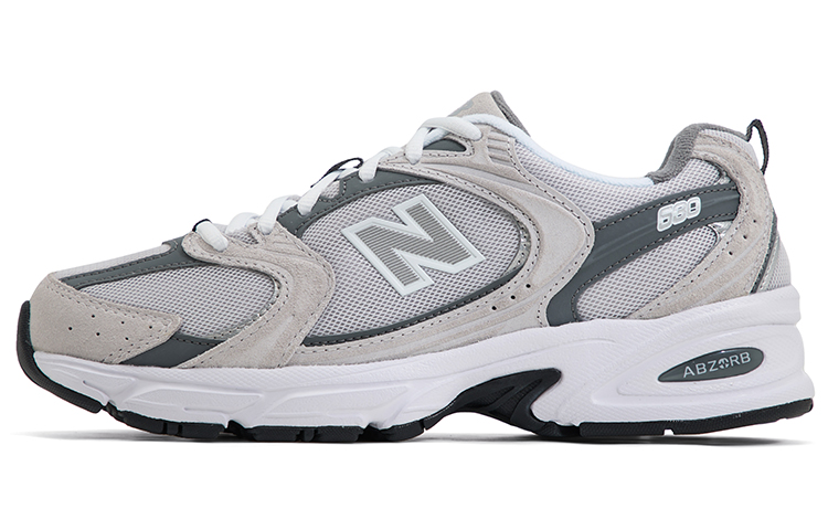 New Balance NB 530 Spring and Summer Retro Casual Fabric Artificial Leather Shock Absorbing Low Top Running Shoes Men and Women Same Style Gray