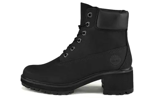Timberland Nubuck Breathable Abrasion Resistant Breathable And Wear resistant Black Short Outdoor Boots Women's