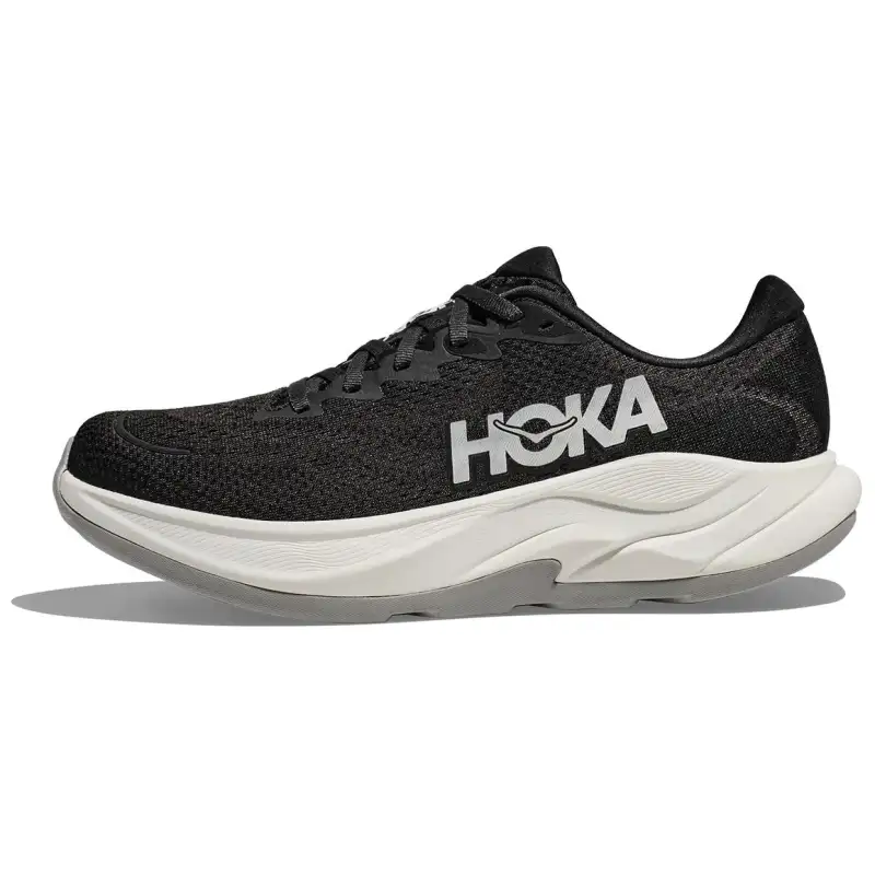 HOKA ONE ONE Slip Resistant Abrasion Resistant Low top Running Shoes Men's Black White