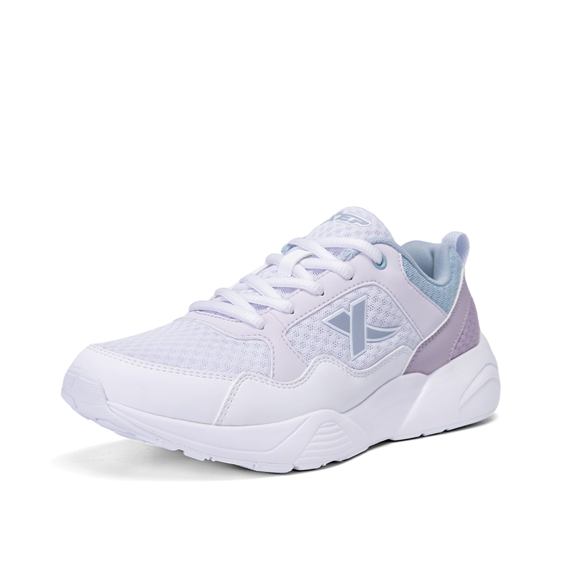 XTEP Comfortable Abrasion Resistant Breathable Low top Running Shoes Women’s White Purple