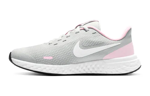 Nike REVOLUTION 5 Running Shoes Women's Low Top Gray Pink White