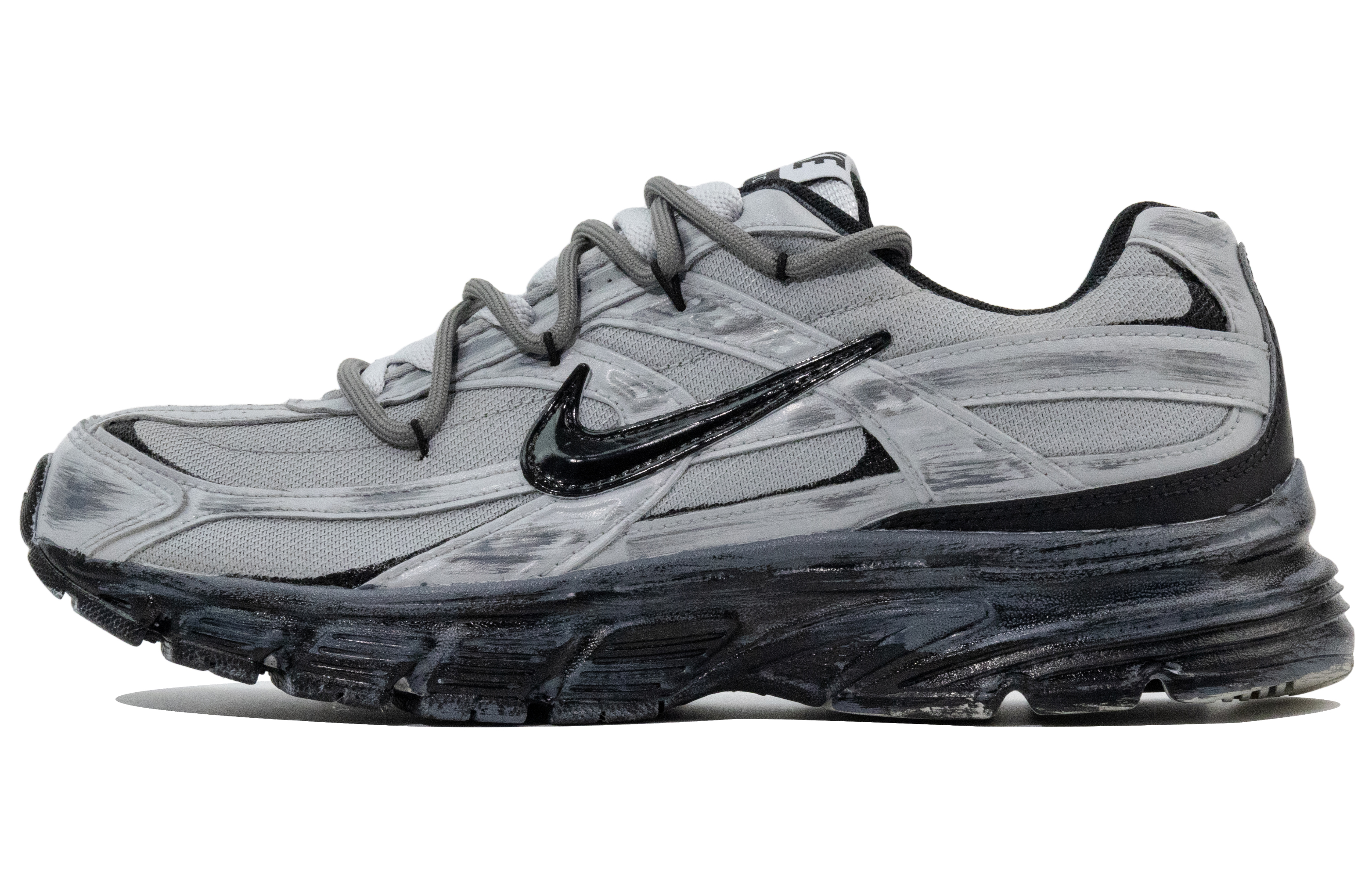 Nike Initiator Cushioning Abrasion Resistant Low top Running Shoes Men’s Gray