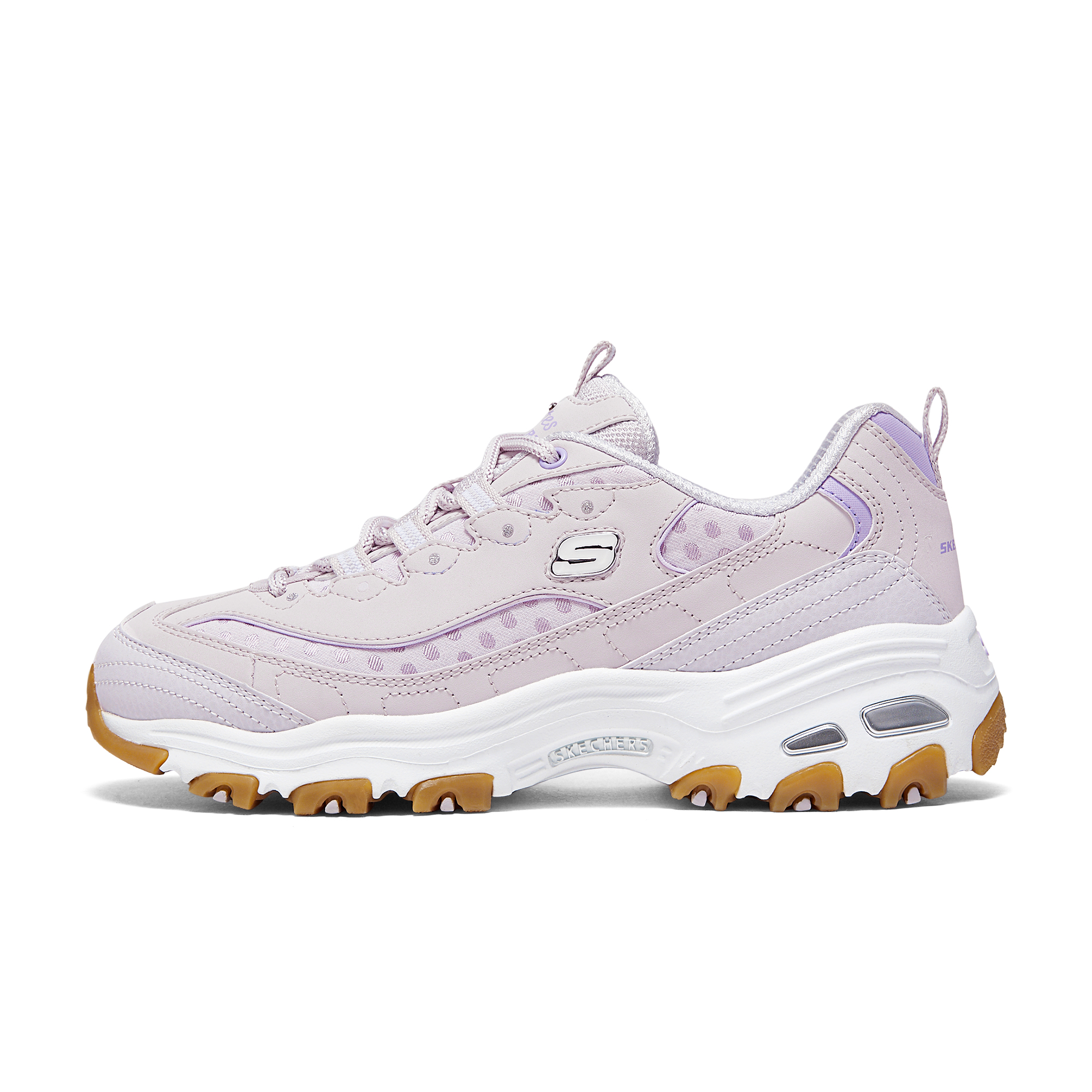 Skechers DLITES Trendy Low top Running Shoes Women’s Pink Purple