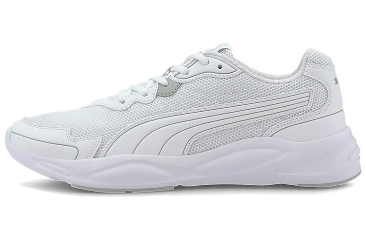 PUMA Puma 90s Runner Nu Wave Retro Mesh Fabric Non-slip Breathable Lightweight Low Top Casual Running Shoes Men and Women White