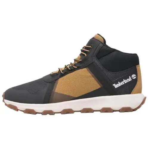Timberland Winsor Trail Slip Resistant Abrasion Resistant Mid top Outdoor Shoes Men's Black Brown