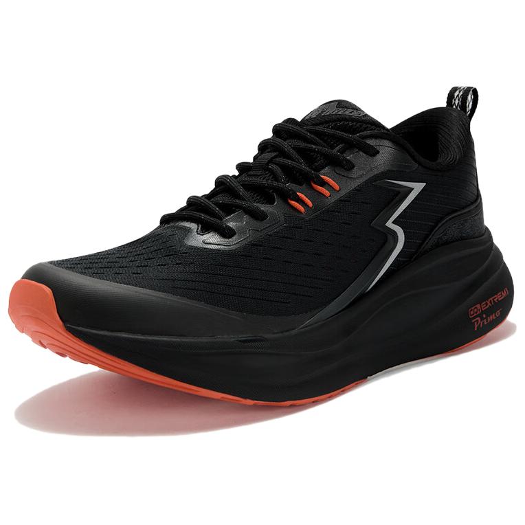 361° Abrasion Resistant Breathable Rebound Low top Running Shoes Men’s Black Orange