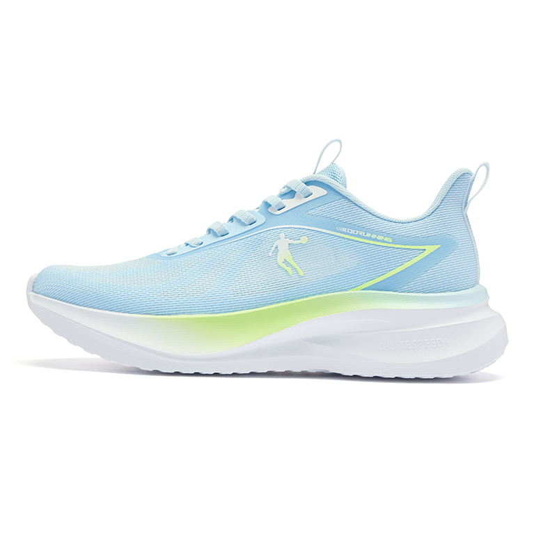 QIAODAN Breeze 3 Low top Casual Running Shoes Men’s White Blue