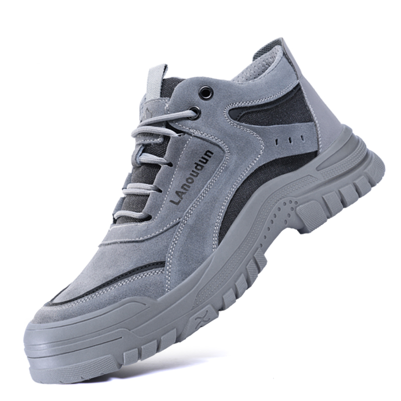 LANOUDUN Cushioning, Wear Resistant Low top Outdoor Shoes Unisex Gray