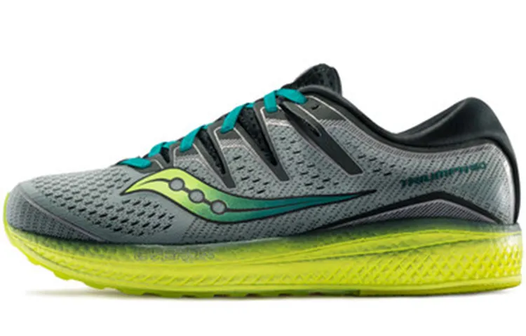 Saucony Triumph Iso5 Comfortable Low top Running Shoes Men's Frost Cyan