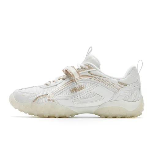 FILA Pebble Textile, Synthetic Leather Cushioning, Wear Resistant Low top Running Shoes Women's Snow