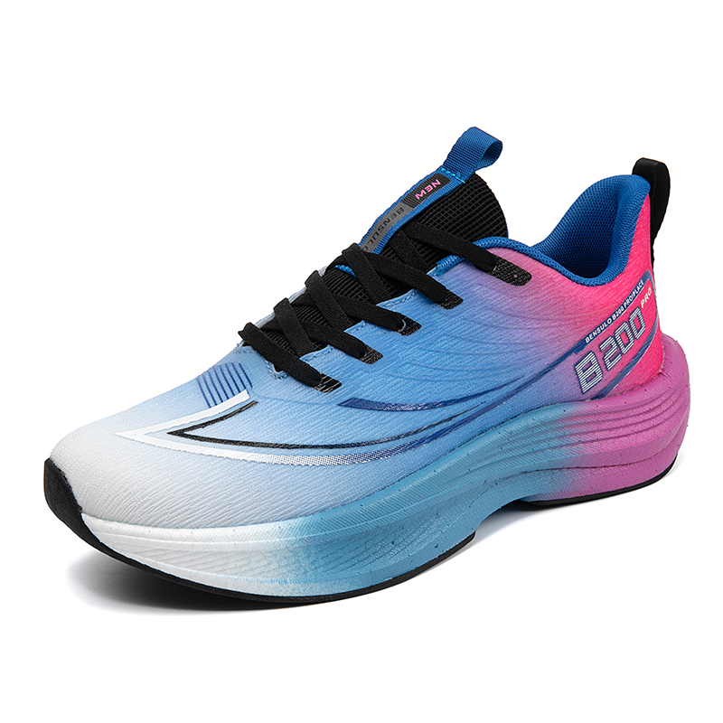 RUIKE Cushioning Abrasion Resistant Height Increasing Low top Casual City Commuting Running Shoes Men’s Electric Blue