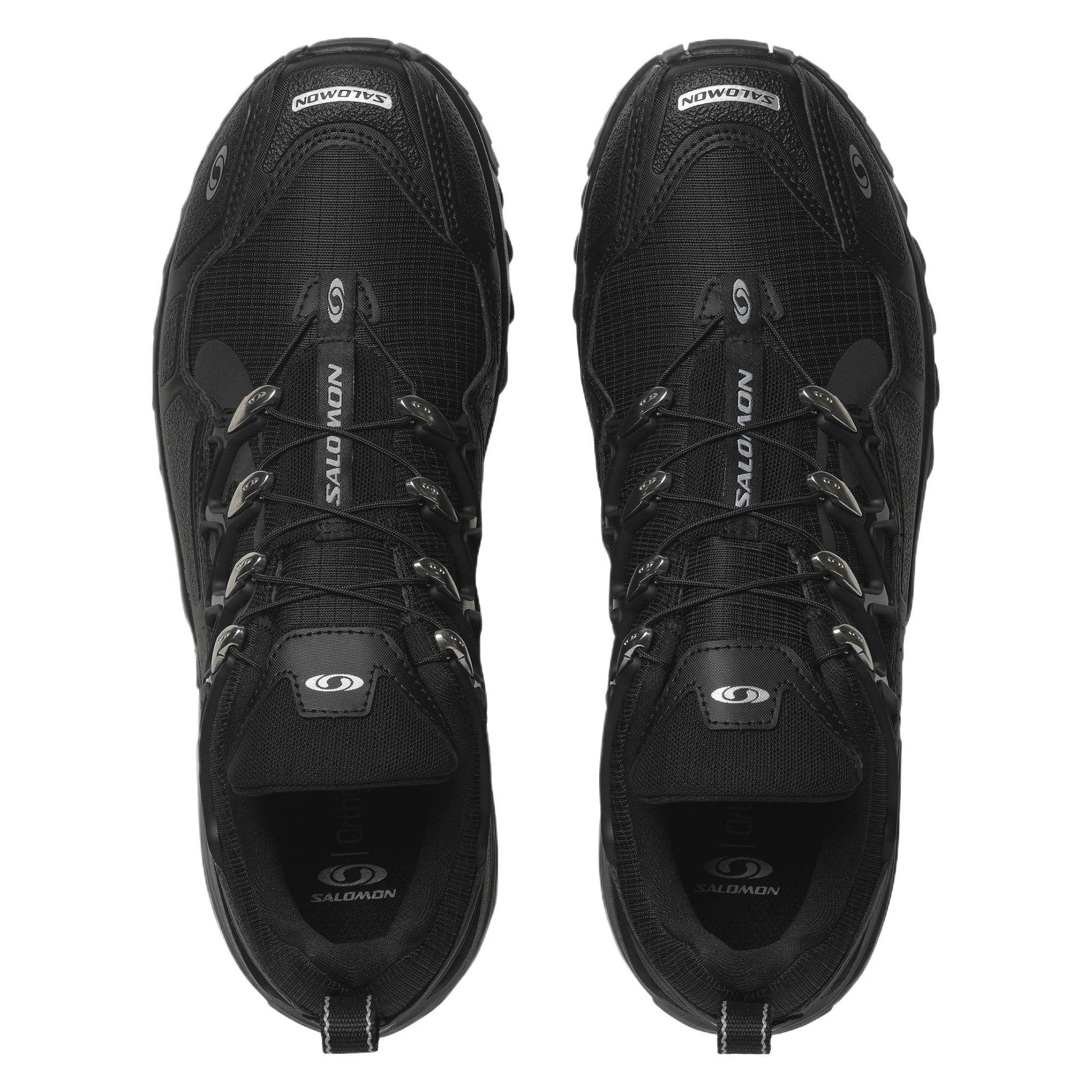 SALOMON ACS+ Cushioning Coverage Abrasion Resistant Low top Running Shoes Unisex Black
